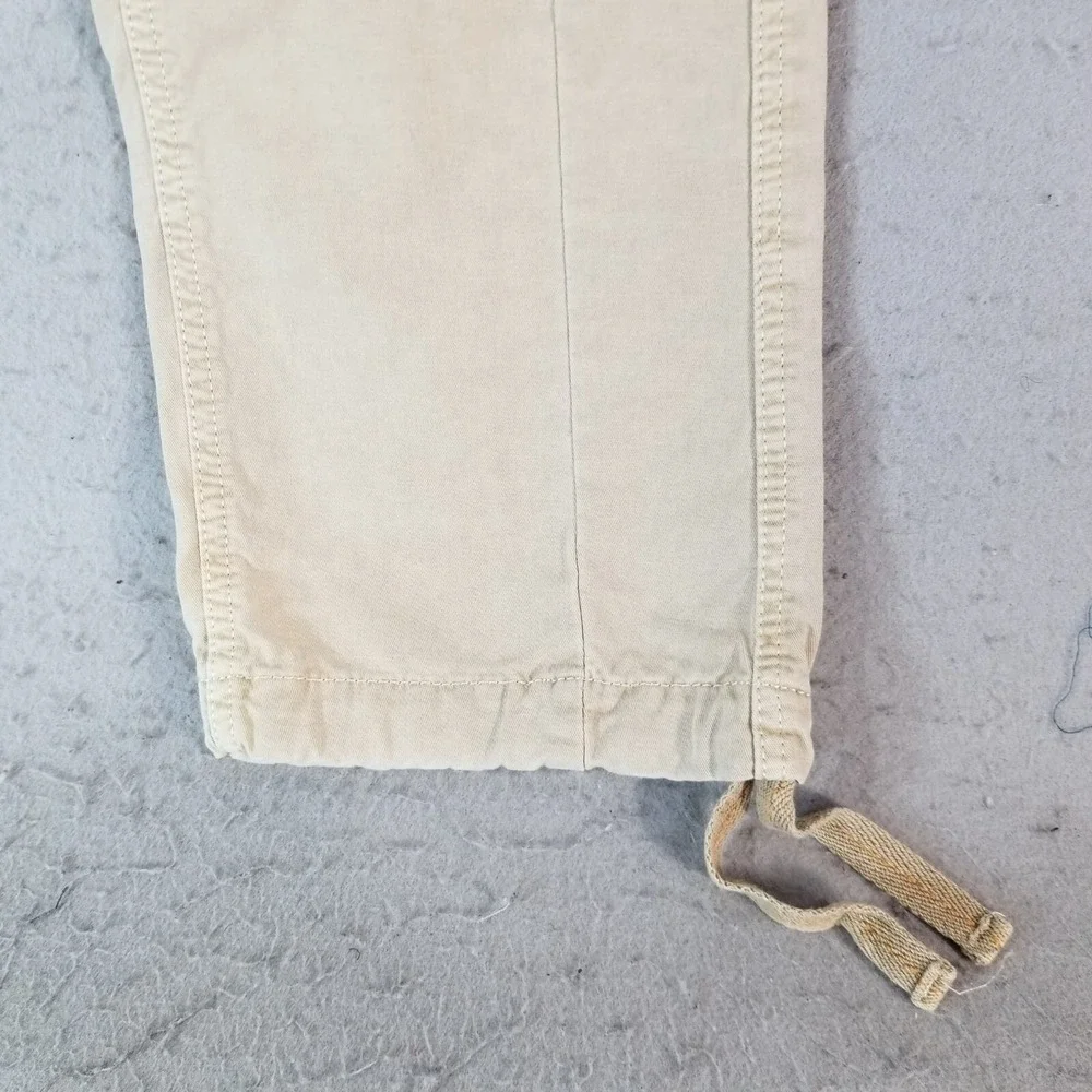 Streetwear Urban cargo pants men's 31x32 beige khaki hipster skate Y2K Hipster